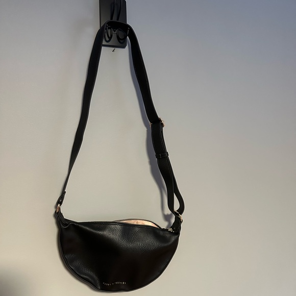 Poppy & Peonies Handbags - Poppy & Peonies Black Eclipse Crossbody Bag